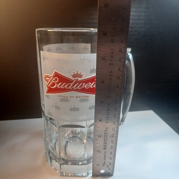 Budweiser beer mug Big 8 inch - Picture 3 of 7